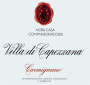 Capezzana Villa di Carmignano 2001 Front Label