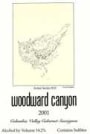 Woodward Canyon Artist Series Cabernet Sauvignon 2001 Front Label
