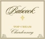 Babcock Top Cream Chardonnay 2015 Front Label