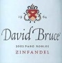 David Bruce Paso Robles Zinfandel 2002 Front Label