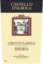 Castello di Albola Chianti Classico Riserva 2000 Front Label