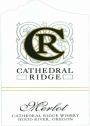 Cathedral Ridge Winery Merlot 2012 Front Label