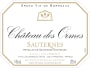 Chateau des Ormes Sauternes 2010 Front Label