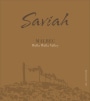 Saviah Malbec 2013 Front Label