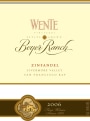 Wente Beyer Ranch Zinfandel 2006 Front Label
