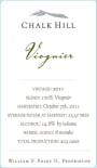 Chalk Hill Viognier 2011 Front Label