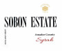 Sobon Estate Syrah 2014  Front Label