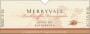 Merryvale Beckstoffer Vineyard Clone Six Cabernet Sauvignon 2003  Front Label