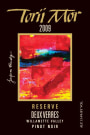 Torii Mor Deux Verres Reserve Pinot Noir 2009 Front Label