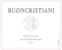 Buoncristiani Sauvignon Blanc 2011 Front Label