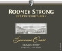 Rodney Strong Sonoma Coast Estate Chardonnay 2015 Front Label