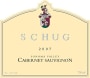 Schug Sonoma Valley Cabernet Sauvignon 2007  Front Label