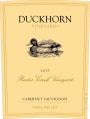 Duckhorn Rector Creek Vineyard Estate Grown Cabernet Sauvignon 2013  Front Label