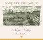 Barnett Vineyards Merlot 2002 Front Label