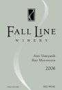 Fall Line Winery Artz Vineyard 2006 Front Label