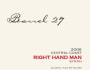 Barrel 27 Right Hand Man Syrah 2006 Front Label
