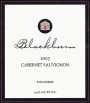 Blackburn Wine Company Cabernet Sauvignon 2007 Front Label