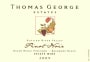 Thomas George Baker Ridge Vineyard Backbone Block Pinot Noir 2009  Front Label