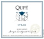 Qupe Sawyer Lindquist Vineyard Syrah 2012  Front Label