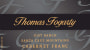 Thomas Fogarty Gist Ranch Cabernet Franc 2005  Front Label