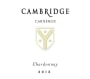 Cambridge California Cellars Chardonnay 2012 Front Label