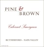 Pine & Brown Winery Cabernet Sauvignon 2012  Front Label