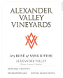 Alexander Valley Vineyards Dry Rose of Sangiovese 2015 Front Label