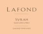 Lafond Lafond Vineyard Syrah 2003 Front Label