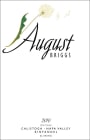 August Briggs Old Vines Zinfandel 2010 Front Label