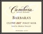 Cambria Barbara's Clone 667 Pinot Noir 2010 Front Label
