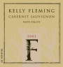 Kelly Fleming Wine Cabernet Sauvignon 2003  Front Label