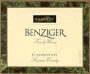 Benziger Reserve Chardonnay 2002 Front Label