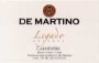 De Martino Legado Carmenere 2003 Front Label