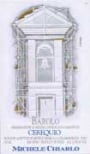 Michele Chiarlo Cerequio Barolo 1998 Front Label