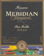 Meridian Paso Robles Syrah 2001 Front Label