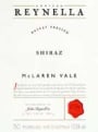 Ch. Reynella Shiraz 2002 Front Label