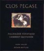 Clos Pegase Palisades Vineyard Cabernet Sauvignon 2001 Front Label