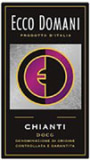 Ecco Domani Chianti 2003 Front Label