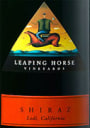 Leaping Horse Shiraz 2003 Front Label