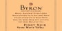 Byron Bien Nacido Vineyard Pinot Noir 2007 Front Label