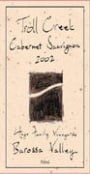 Troll Creek Hage Family Vineyards Cabernet Sauvignon 2002 Front Label