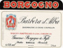 Borgogno Barbera d'Alba 2003 Front Label