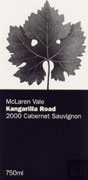 Kangarilla Road Cabernet Sauvignon 2002 Front Label