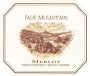 Jade Mountain Paras Vineyard Merlot 2000 Front Label