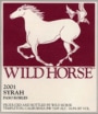 Wild Horse Syrah 2001 Front Label