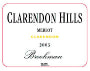 Clarendon Hills Brookman Merlot 2003 Front Label