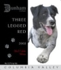 Dunham Cellars Three Legged Red 2003 Front Label