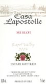 Lapostolle Merlot 2003 Front Label