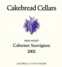 Cakebread Cabernet Sauvignon 2002 Front Label