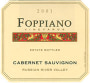 Foppiano Cabernet Sauvignon 2001 Front Label